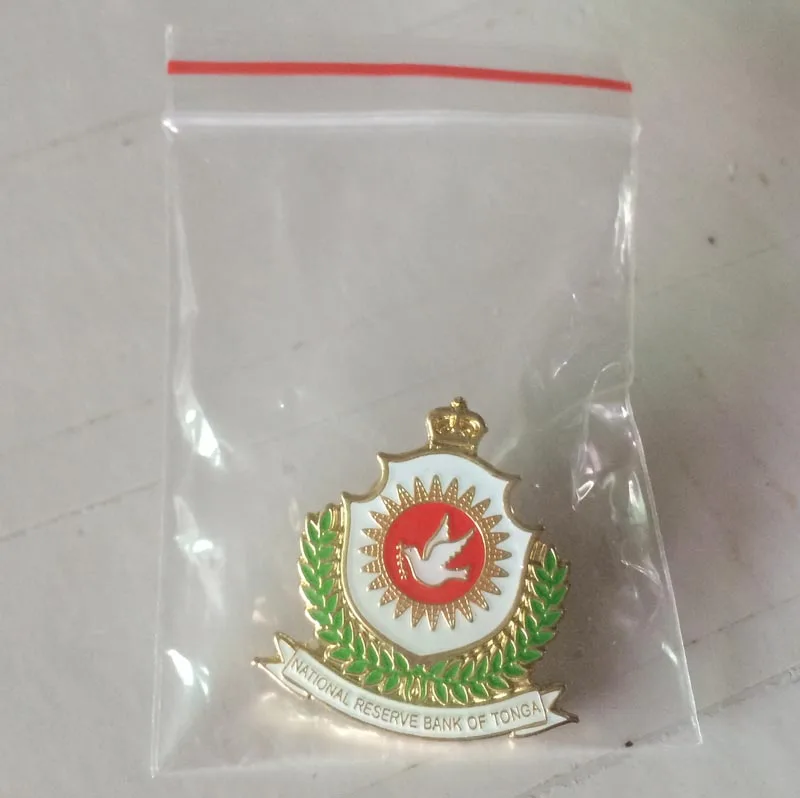 Национальный Резервный банк Тонги булавка безопасности персонализированные