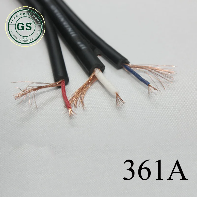 GUSUO 5 метров медный OFC провод для DIY 3 RCA Interconnect аудио телевидение кабель ТВ АВ|ofc wire|av