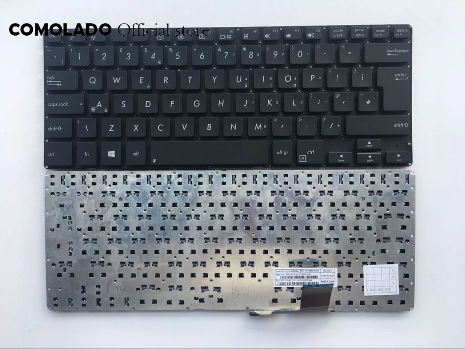 Британская клавиатура для ASUS PRO BU400 BU400V BU400A B400A B33E B23E E450CC E450 BX32VD BX32 черная