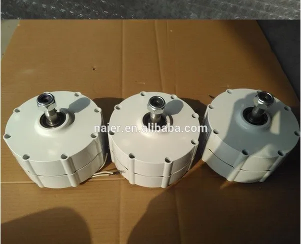 Редкоземельный 3-фазный 600 Вт генератор с постоянным магнитом от двигателя |