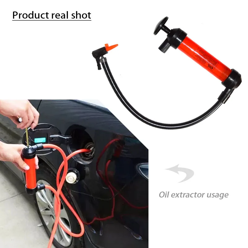 

CHUKY Portable Car Gasoline Suction Tube Manual Oil Pump Pumping Suction Device For Ford focus 2 3 mk2 fiesta Suzuki swift grand