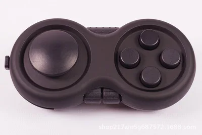 Черный Новая игра ручка игрушки пластиковое снятие стресса ручной антистресс коврик ключ аксессуары для мобильного телефона декомпрессионный подарок 8 цветов - Цвет: Черный