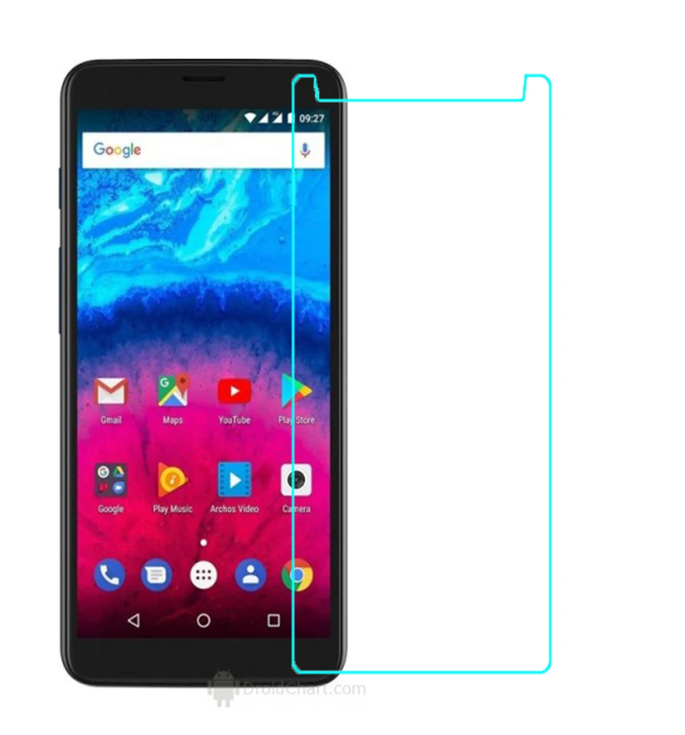 Защитная пленка для Archos 50f неон Core 55S 57s закаленное стекло 50F Helium 50B кобальт ultral