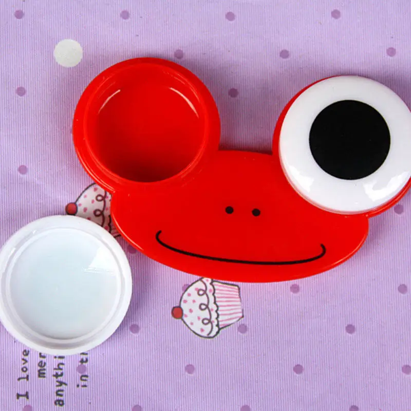 Милый 3D Чехол держатель для контактных линз с изображением большой глазки Совы