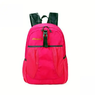 Rose red Походная альпинистская Сумка 40л, женский складной рюкзак для путешествий, Мужская Профессиональная велосипедная сумка, нейлоновая Водонепроницаемая спортивная сумка на плечо - Цвет: Rose red