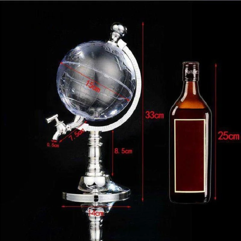 OUSSIRRO креативный Диспенсер в форме глобуса для хранения уникальный дизайн паба