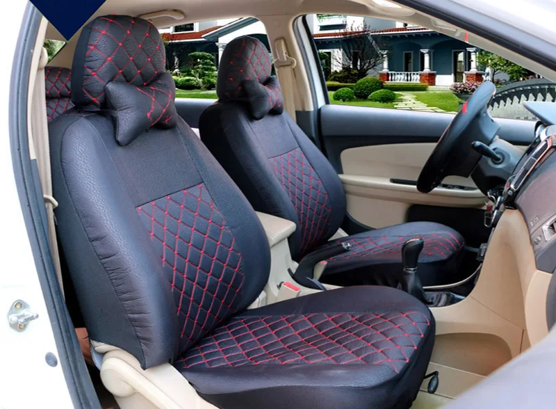 2 шт. Чехлы для передних сидений автомобиля для great wall hover h5 h6 volvo s60 v70 ford mondeo kuga honda civic автомобильные аксессуары автостайлинг