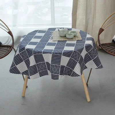 table cloths 9 Европейская скатерть в полоску, в горошек, хлопок и лен, крышка стола прямоугольная, элегантная, для дома, вечерние, свадебные украшения, скатерть - Цвет: table cloths 9