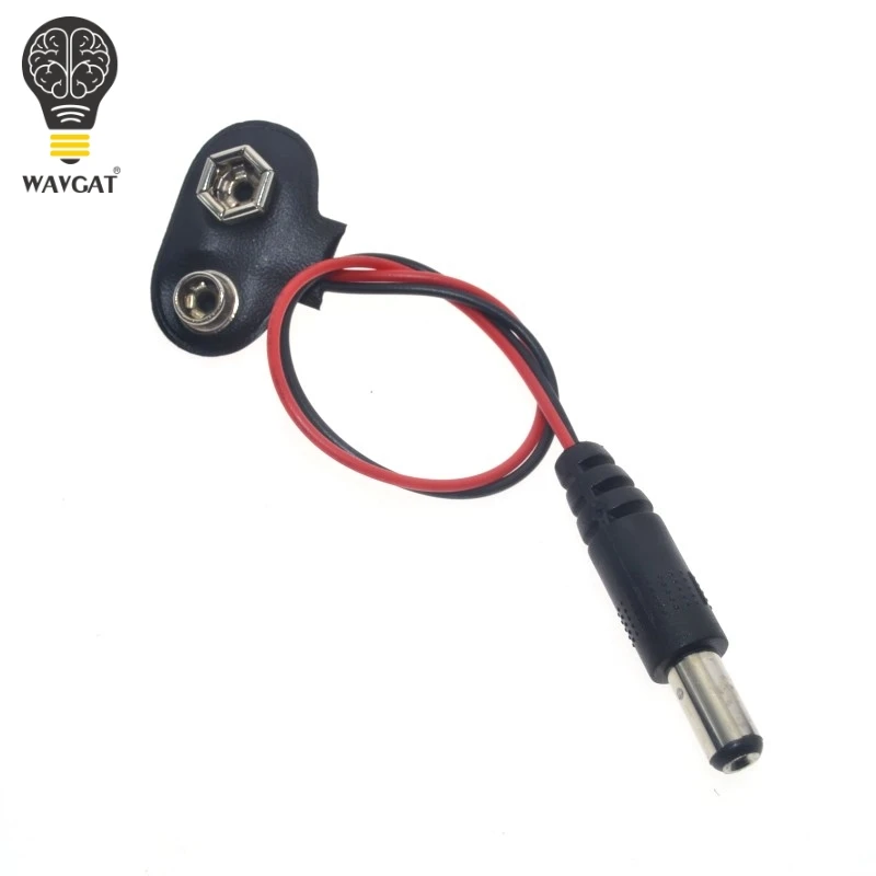 90 DC 9V Кнопка питания для батареи Arduino Mega 2560 1280 UNO R3 132 Пряжка аккумулятора|plug dc|plug 9vdc