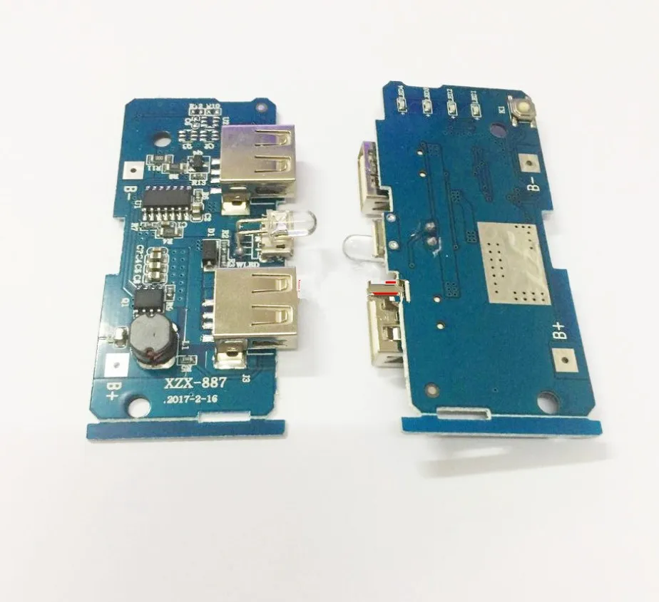 Аккумулятор 18650 3 7 В до 5V2A boost модуль Сделай Сам Зарядка сокровище/мобильная