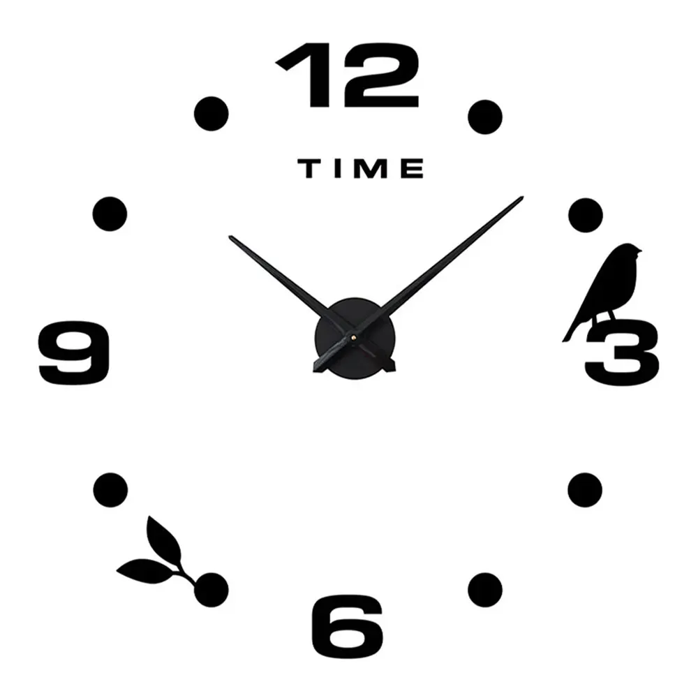 2018 новые часы настенные Horloge 3d Diy акриловые зеркальные наклейки украшение дома