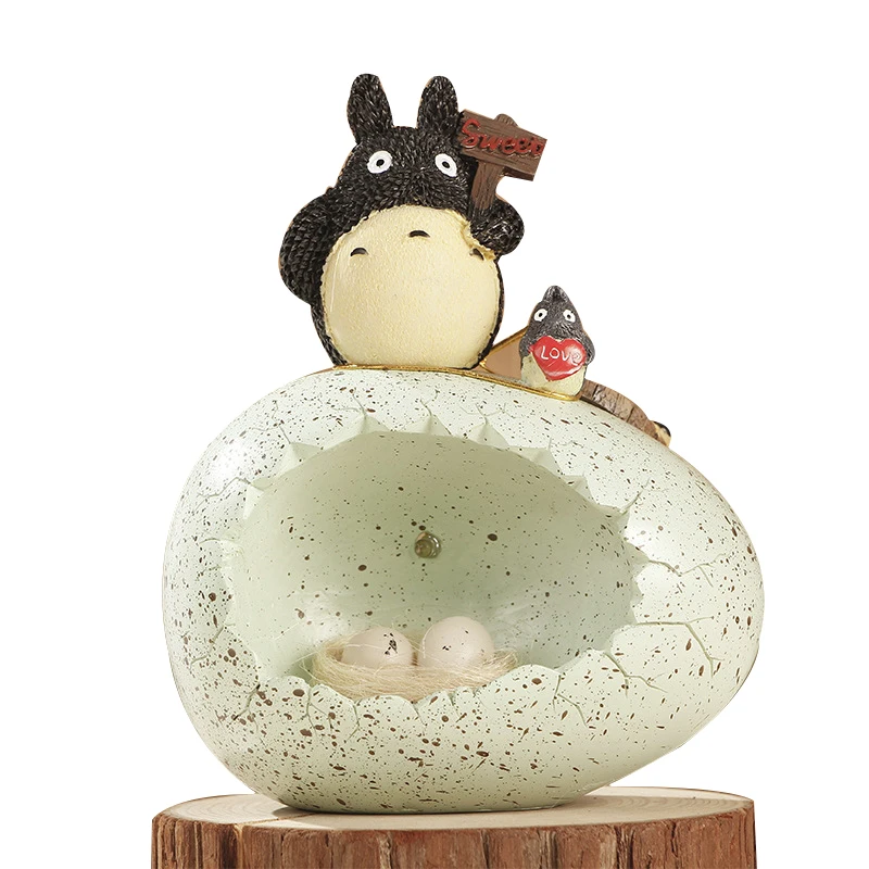 Оригинальная модель Totoro Egg ночник декоративные фигурки миниатюрное украшение из