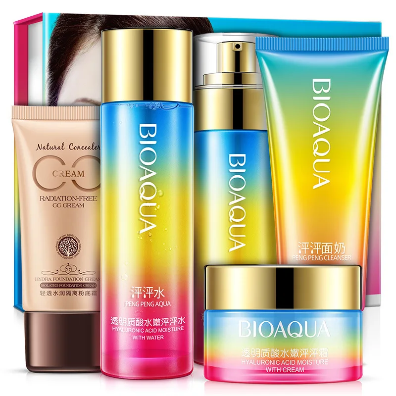 Bioaqua увлажняющий с гиалуроновой кислотой подарочной коробке набор из 5 пор