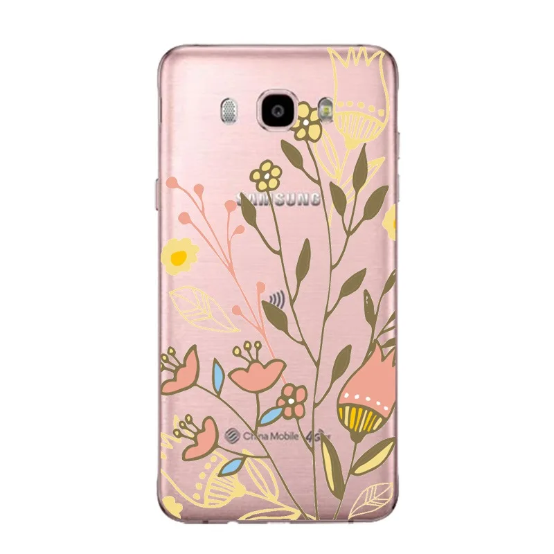 Мягкий прозрачный чехол из ТПУ для Samsung J3 J5 J7 S6 S7 S8 note8 A3 A5 C7 J2prime кактус корова