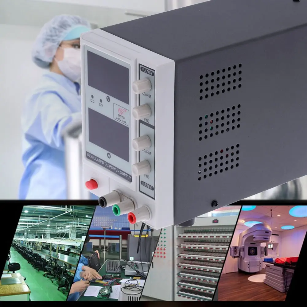 Цифровой Регулируемый источник питания постоянного тока 0 30 в 5 А 3 знака