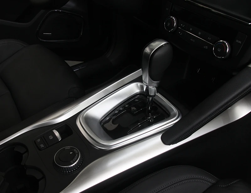 abs chrome 1pcs Автомобильная внутренняя специальная нашивка во время управления приборной панелью полный набор украшения автомобиля аксессуары для Renault Kadjar - Цвет: abs chrome 1pcs