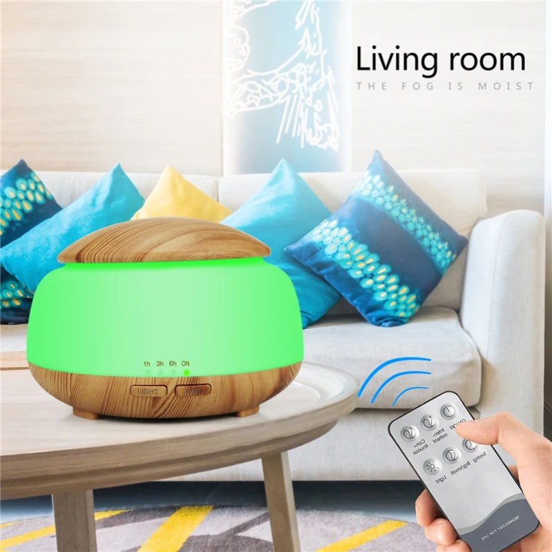 300Ml Air Humidifier Essential Oil Diffuser Led Aroma Aromatherapy Quiet Living Room Office With Us Plug | Дом и сад