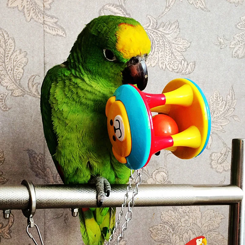 

Pet Bird Bites Parrot Toy Chew Ball Toys For Parrots Swing Cage Hanging Cockatiel brinquedos +Z