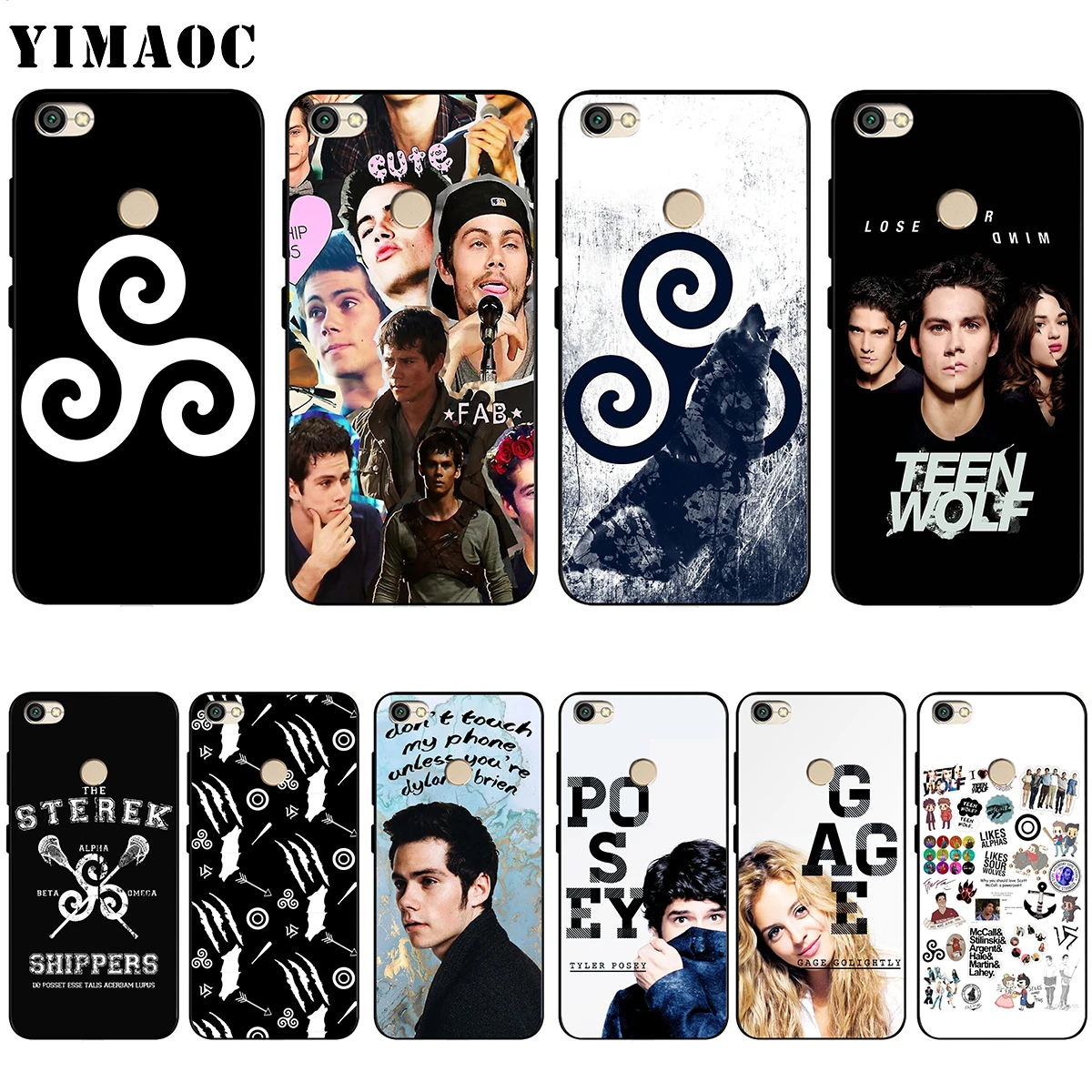 Чехол YIMAOC Teen Wolf Dylan Obrien Tyler Posey для Xiaomi Redmi Note MAX 3 6a 7 6 8 9 se a1 a2 Lite 8A f1|Бамперы| |