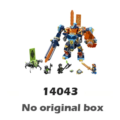No original box 517 шт. Knights Tech Wizard Showdown, глиняный боевой костюм Monstrox 10817, фигурные строительные блоки, игрушки Nexus, совместимые с Лаго - Цвет: No original box