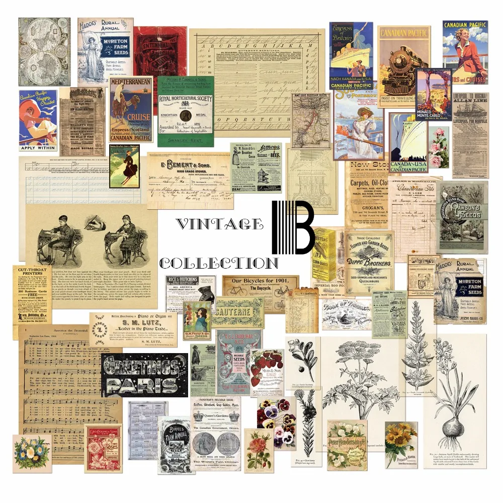 

KSCRAFT Vintage Series Material Paper Set for Scrapbooking DIY Projects/Photo Album/Card Making Crafts