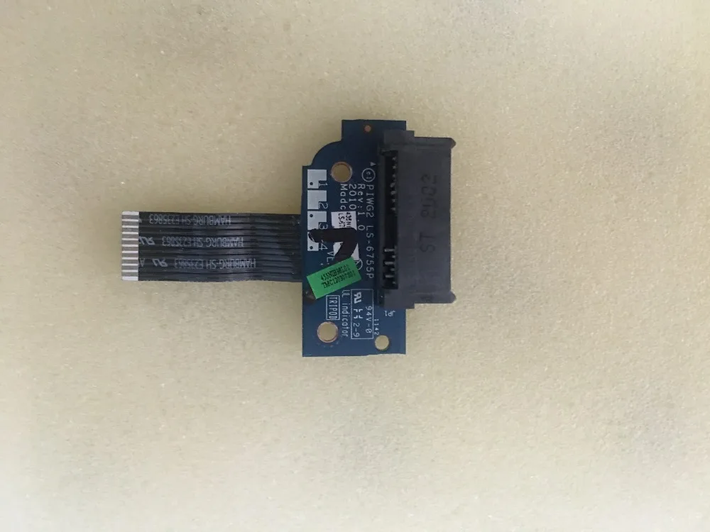 LS 6755P для Lenovo G575 G570 странно оптический dvd привод разъем платы w/кабель 100% тесты