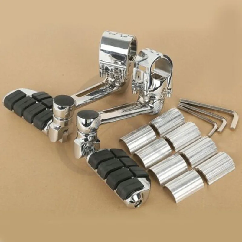 Мотоциклетные регулируемые алюминиевые одна пара подножки для Honda Goldwing GL1800 22 мм 25