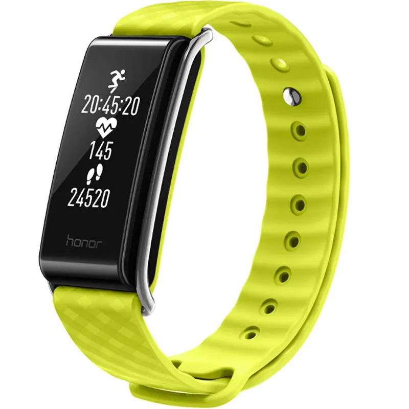 Green A2 HONOR Band A2, умный Браслет, фитнес-браслет, OLED, сообщение, трекер сердечного ритма, водонепроницаемый, в реальном времени, трекер активности - Цвет: Green A2