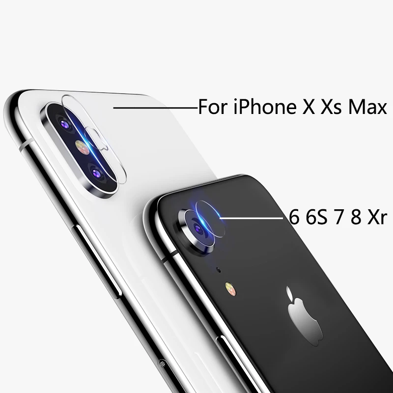 KISSCASE задняя камера защитная пленка для экрана iPhone XR X XS Max закаленное стекло 6 6S 7 8
