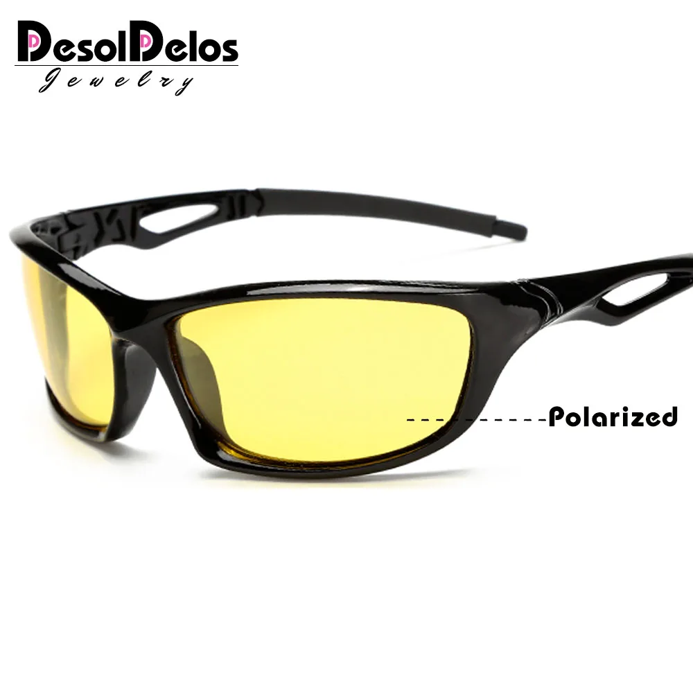 

DesolDelos Polarized Sunglasses Women Men Polaroid UV400 Sun Glasses Red Mirrored Retro Black Shades Eyewear Accessory Gafas