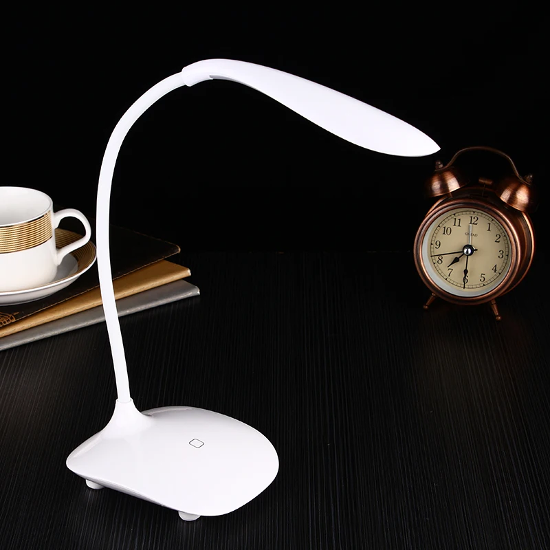 Portable 3-level brightness switching USB Touch Switch LED Flexible Desk Table Lamp led reading lamp touch dimmer | Лампы и освещение