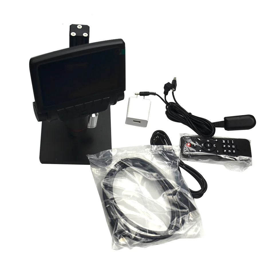 Микроскоп ADSM301 USB/HDMI/AV микроскоп с высокой разрешающей способностью 5 дюймов со