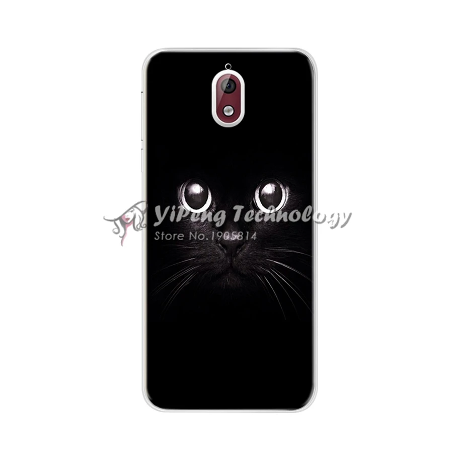Флуоресцентный желтый Мягкий, симпатичный, из ТПУ чехол для Nokia 3 Nokia 3,1 2,1 6,1 7,1 силиконовый чехол для телефона чехол для Nokia Lumia 3,1 3 TA-1063 TA-1057 чехол крышка бампера - Цвет: Флуоресцентный желтый
