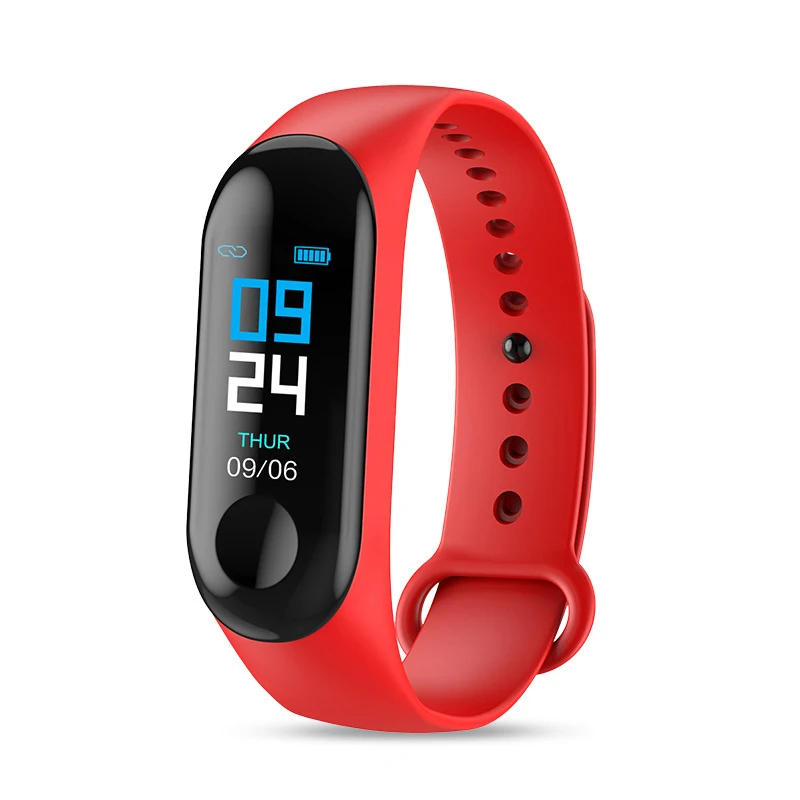 Red Watches MNWT часы для мужчин женщин Смарт цифровые часы фитнес спортивный браслет монитор сердечного ритма SMS напоминание для IOS Android - Цвет: Red Watches