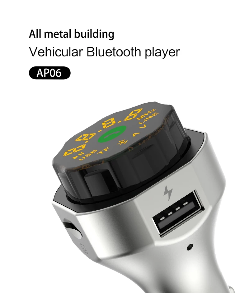 Беспроводной Bluetooth fm-передатчик MP3 плеер Автомобильный комплект FM модулятор Поддержка Dual USB TF u-диск Hands-free вызов быстрое зарядное устройство