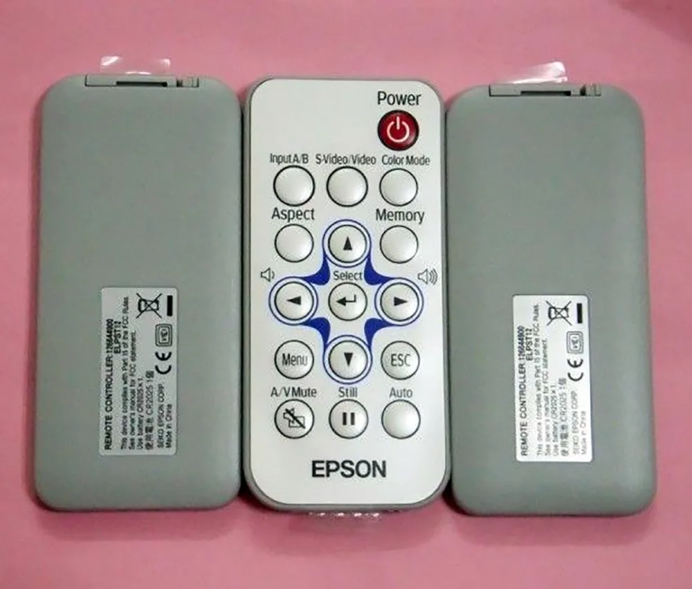 Оригинальный Для EPSON ELPST12 126644900 Проектор Пульт дистанционного управления EMP S1