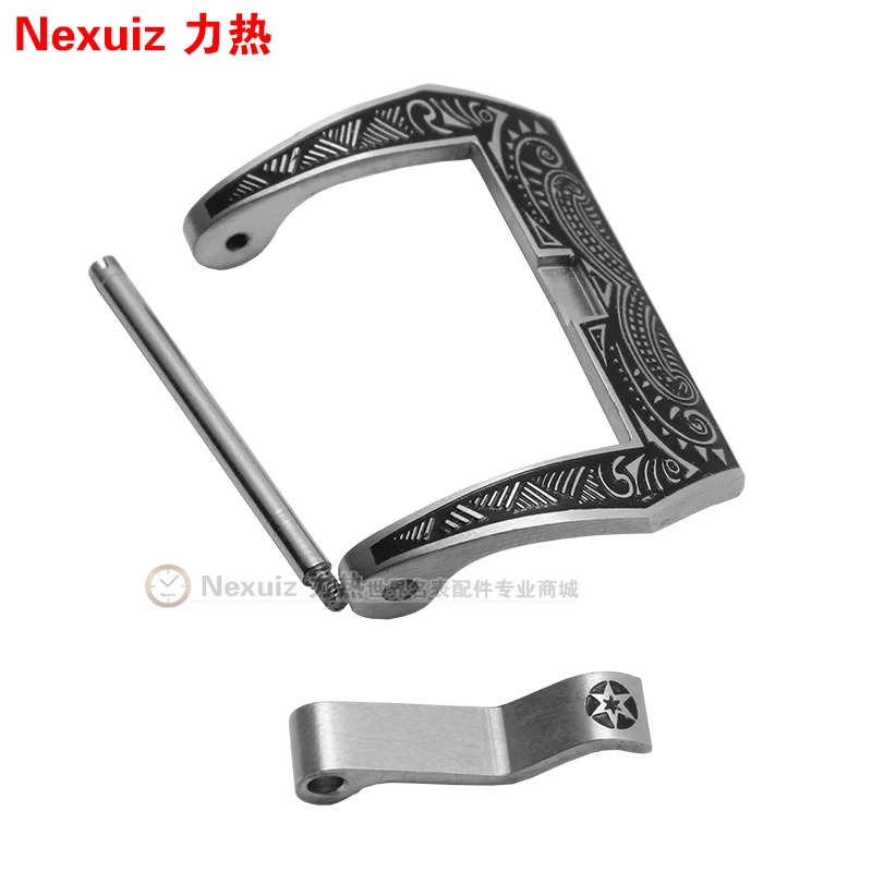 Пряжка из нержавеющей стали в стиле ретро 22 | 24 мм подходит для часов PAM111 дикого