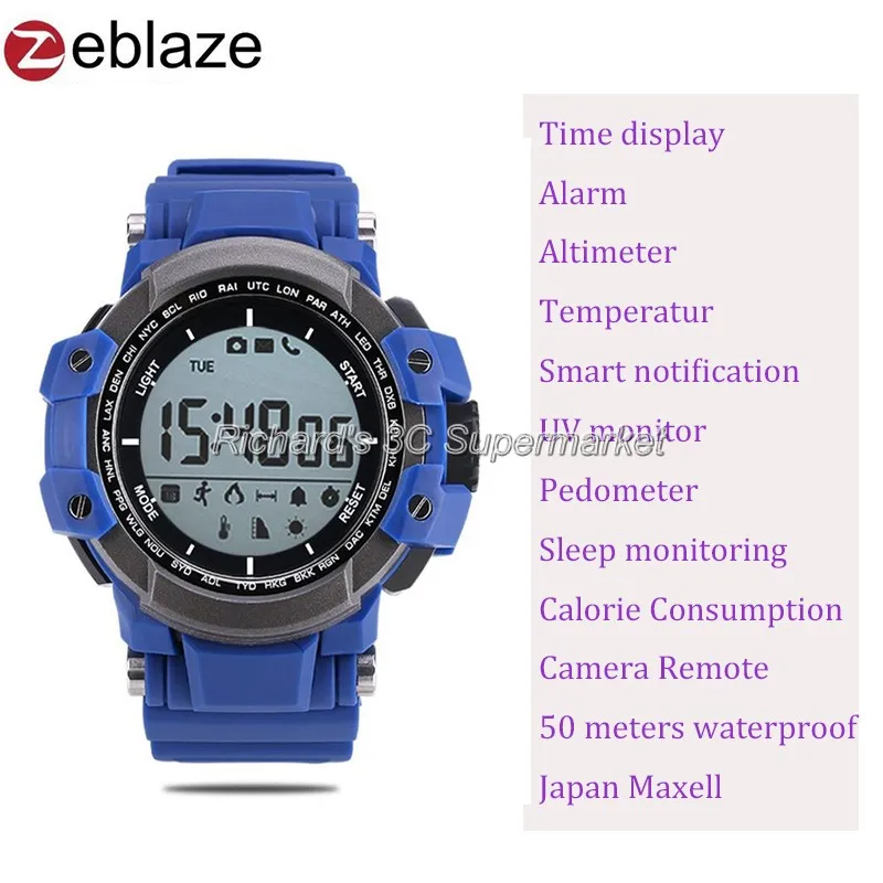 Zeblaze мышцы спортивные Смарт часы BT 4,0 водостойкий Smartwatch Шагомер Смарт Здоровья беспроводные устройства PK Miband 2