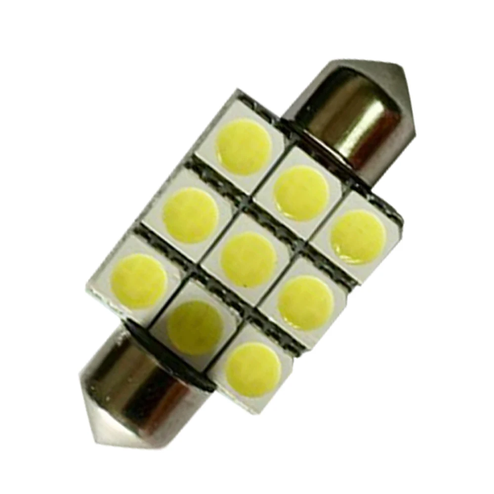 Авто светодиодный светильник Festoon 36 мм 9SMD 5050 RGB многоцветный интерьерный