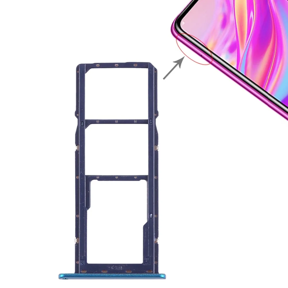3 цвета для huawei 2 x sim-карты лоток/лоток для карт памяти Micro SD для huawei Honor 8X Max/Enjoy 9/mate 20 Запасные части для ремонта