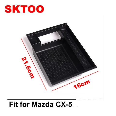SKTOO ящик для хранения в подлокотнике автомобиля центральная консоль для хранения поддонов подлокотник контейнер коробка для Mazda CX-5 CX5 2013 2014