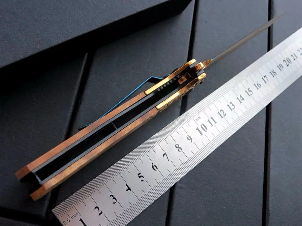 Складной нож CM71 охотничьи ножи для кемпинга стальные + деревянные ручки