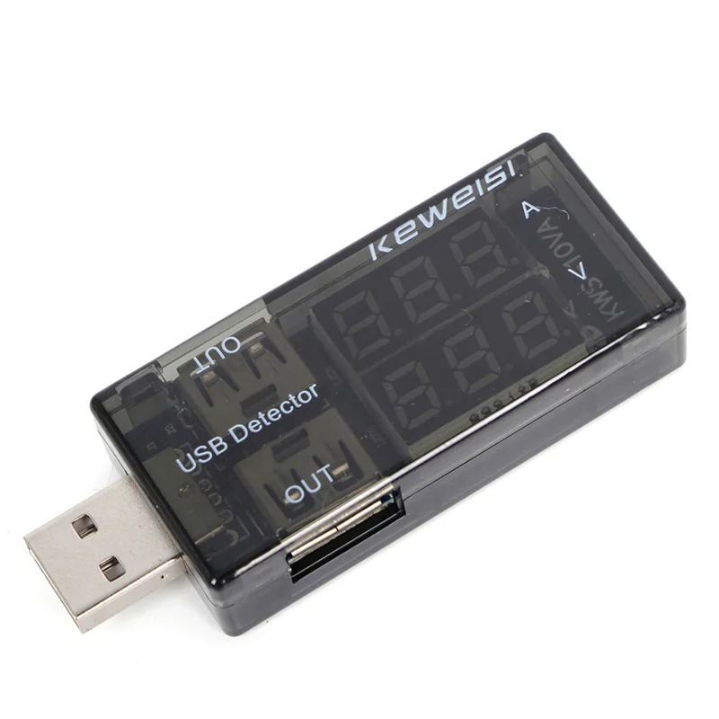 Двухпортовый USB тестер напряжения тока Вольтметр Амперметр детектор с ЖК