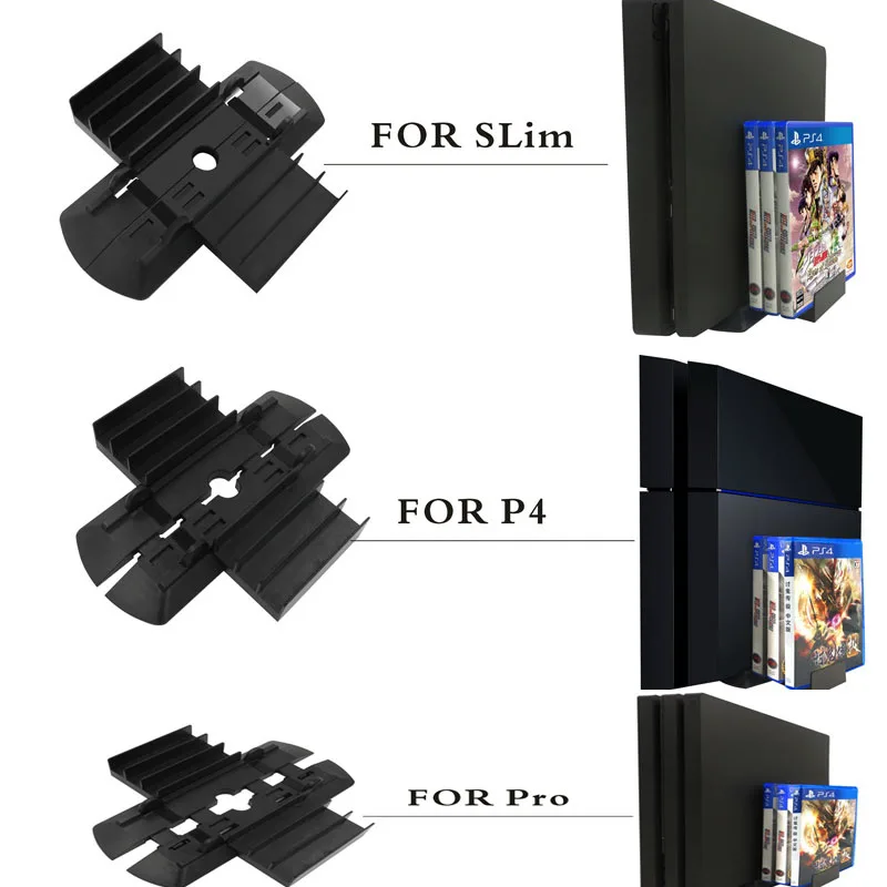 Вертикальная подставка для консоли PS4 Slim Pro держатель Sony Playstation 4 Slim|Подставки и