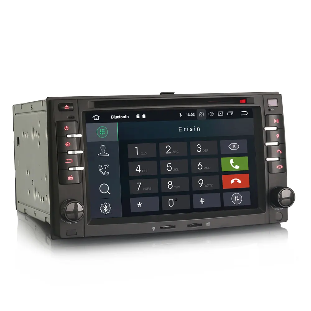 Erisin 4832 6 2 "Android 9 0 автомобильный мультимедийный плеер Навигация DVD GPS