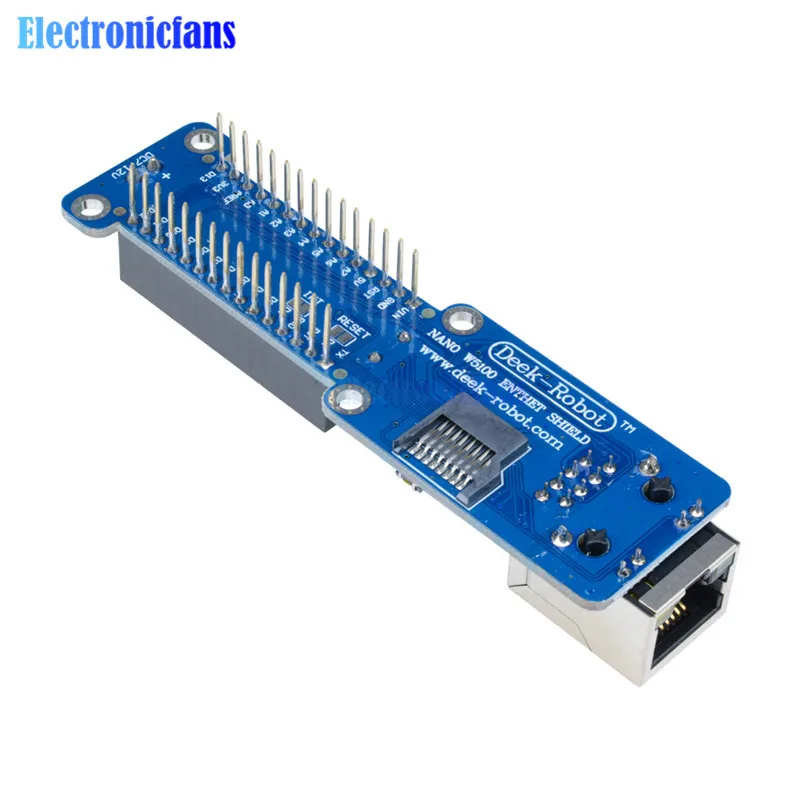 Стандартный Ethernet нано щит W5100 LAN сетевой модуль Micro SD Поддержка порты TCP UDP для Arduino