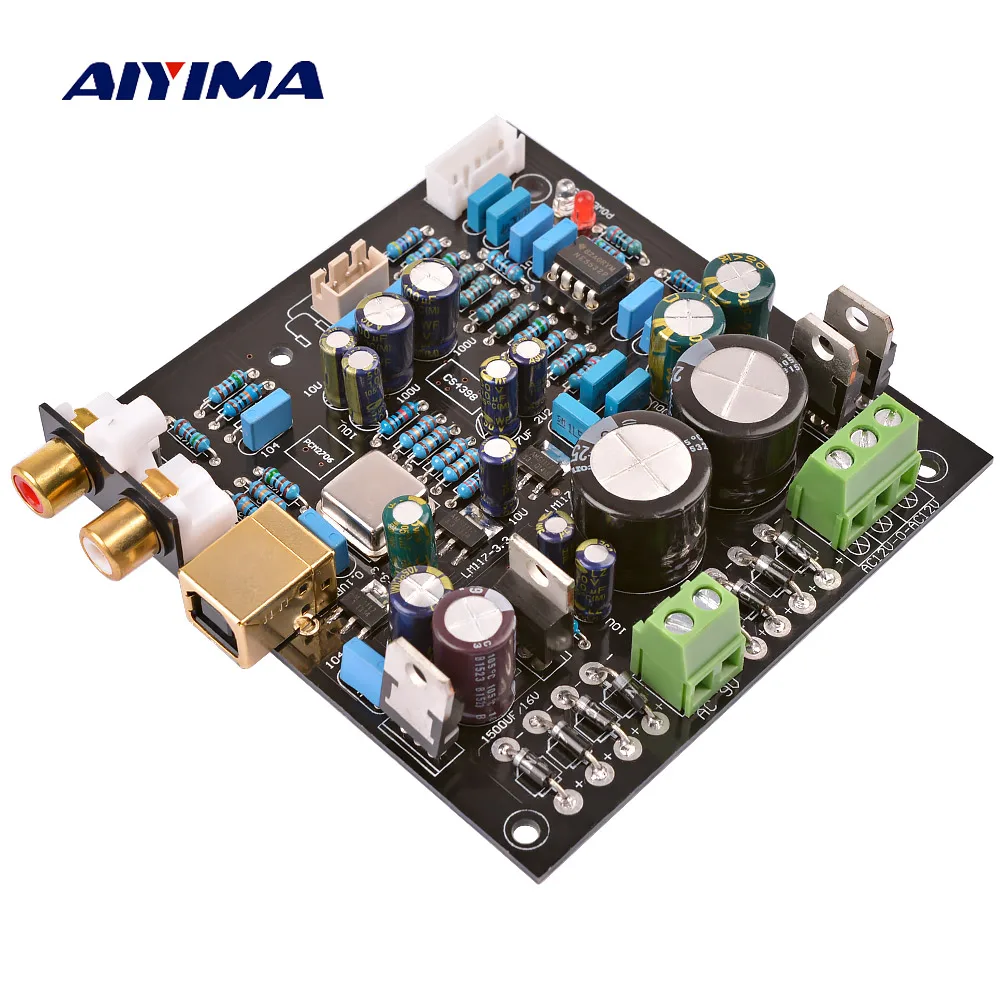 Декодер AIYIMA CS4398 PCM2706 USB DAC декодер аудио плата|usb dac|dac decoderpcm2706 usb |