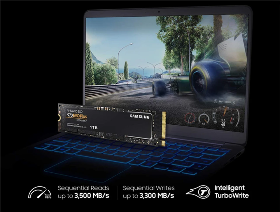 Samsung SSD 970 EVO Plus 250 ГБ 500 ГБ 1 ТБ NVMe M.2 2280 Внутренний твердотельный жесткий диск 970 Evo Plus SSD PCIe 3,0x4, NVMe 1,3