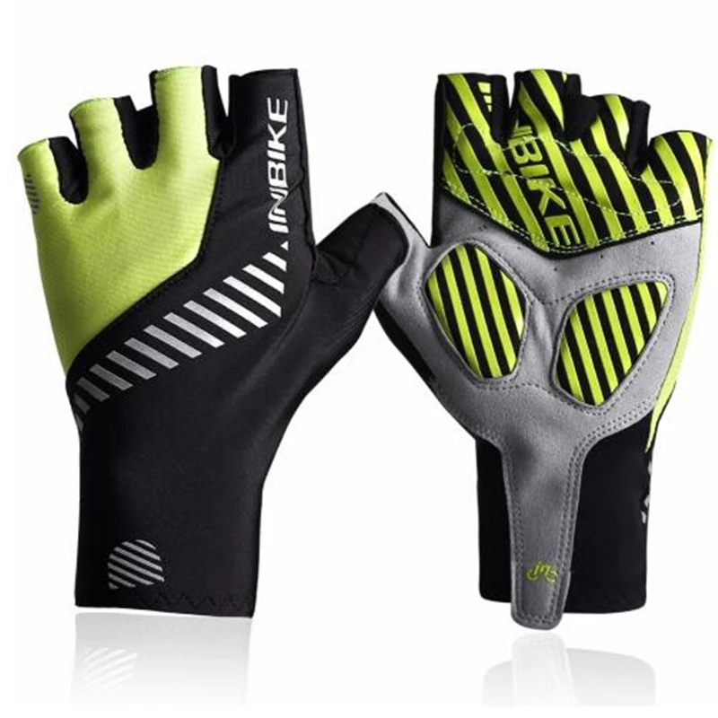 INBIKE Wrist Protection Sport Fitness Gloves Cycling Men Women Breathable ReflectiveAnti-Slip Gel Pad Bike Bicycle | Спорт и