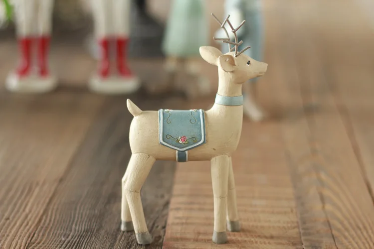 

SuDoll Cute Sika deer doll Christmas Friends Girl Resin Doll for Child Gift
